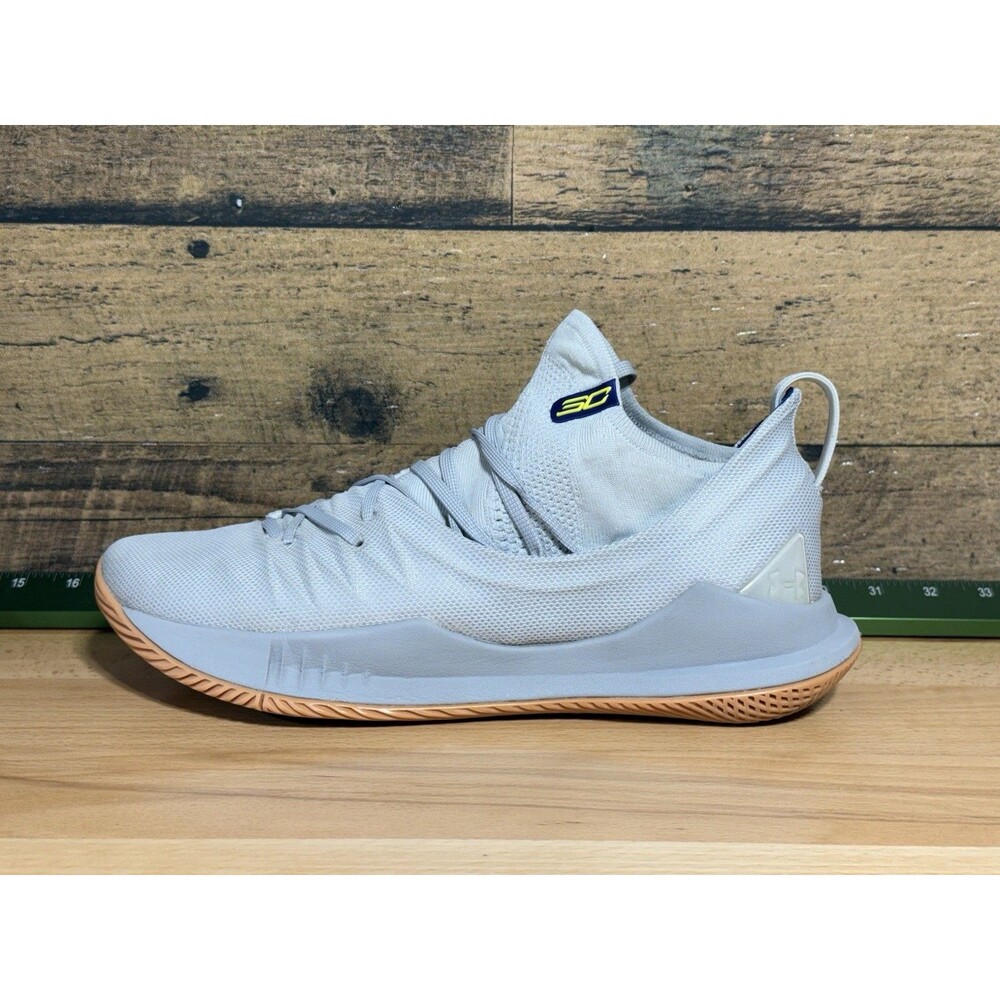 🔥MENS UNDER ARMOUR CURRY 5 ELEMENTAL TOKYO GREY Sz 11 BASKETBALL SHOES $220